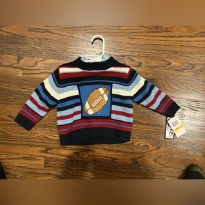 Striped Football Sweater for Boys